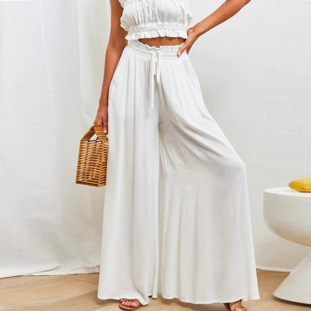 Maxi rok - elegante losse damesrok met zakken