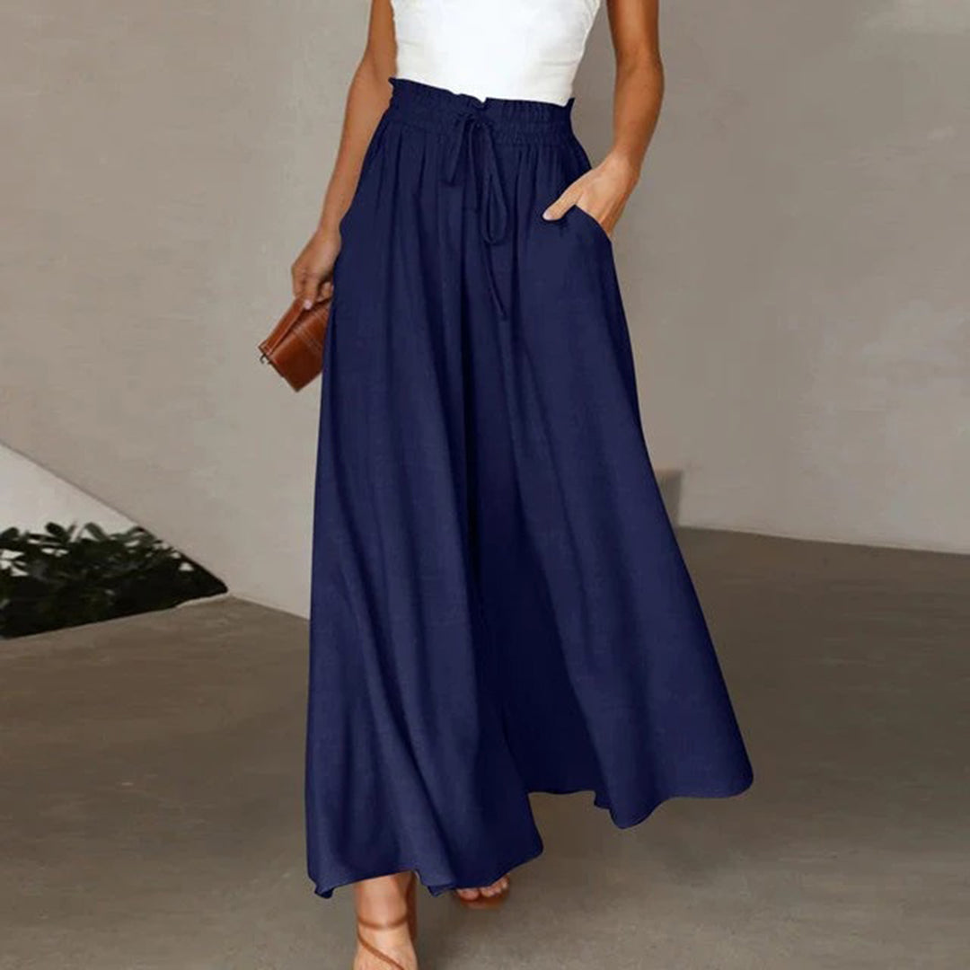 Maxi rok - elegante losse damesrok met zakken