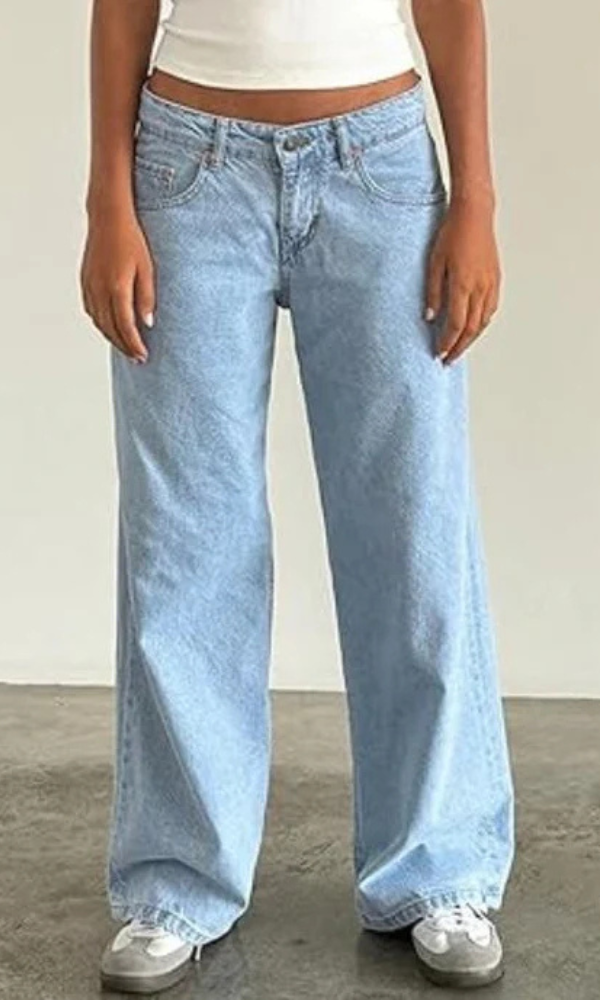 Yael | Low Rise Straight-Leg Jeans
