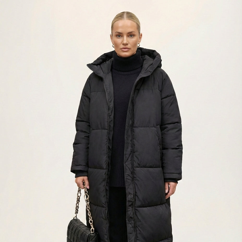 JENNY OVERSIZED PUFFERJACKET | ZWART
