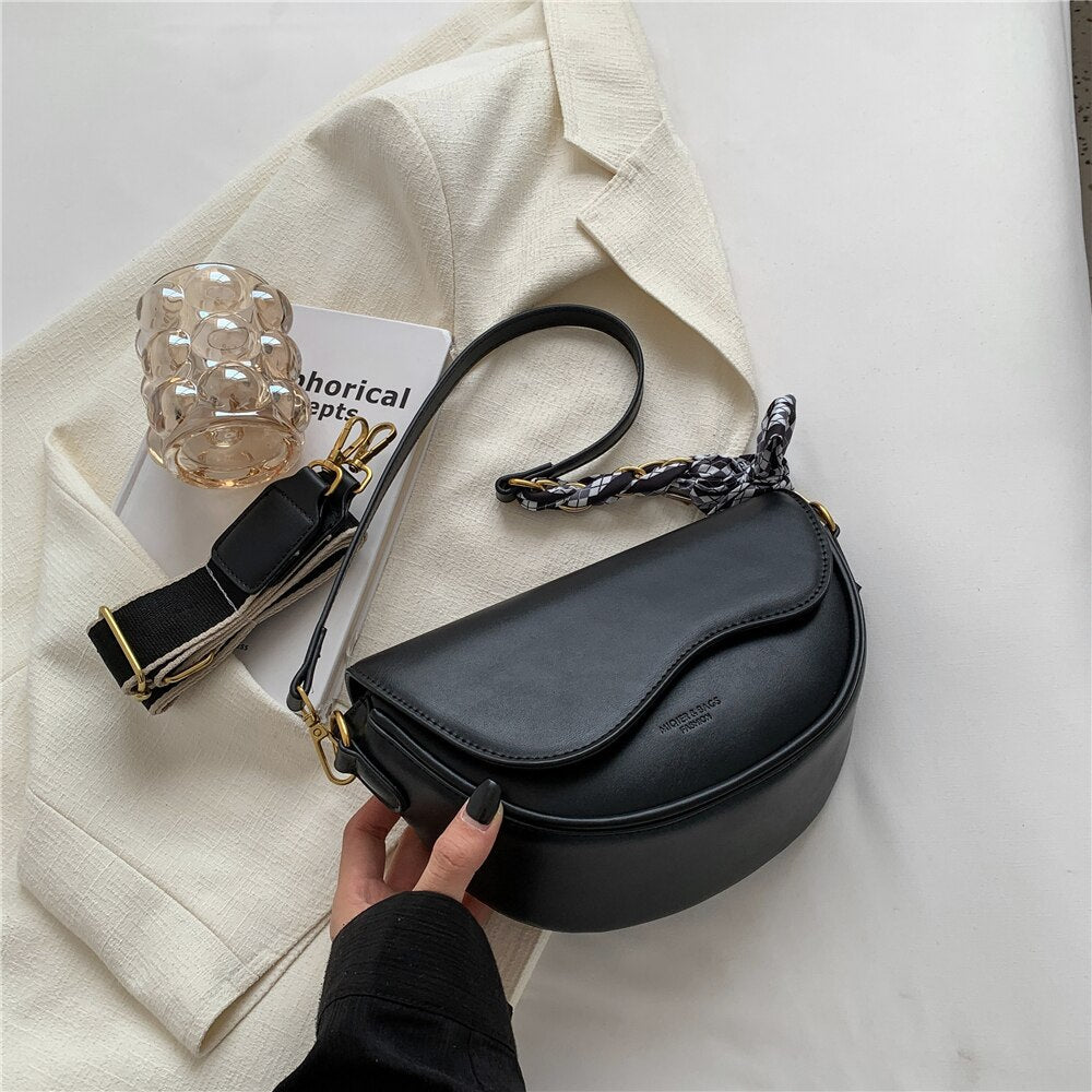 Dames leren crossbody tas - verfijnde schoudertas voor dagelijks gebruik
