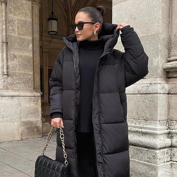 JENNY OVERSIZED PUFFERJACKET | ZWART