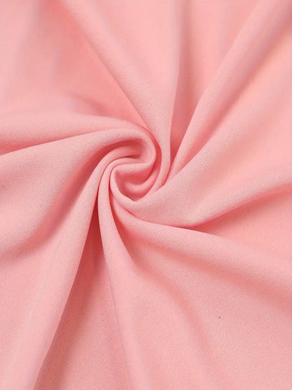 Dames A-lijn Jurk - Ronde Hals met Rits - 3/4 Mouwen - Tailleriem - Knie lengte - Met Zakken