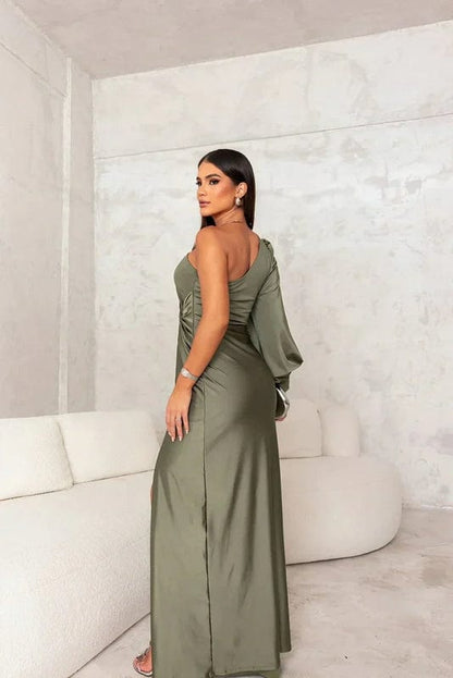 Zahra – One-Shoulder Maxi Dress