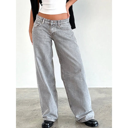 Yael | Low Rise Straight-Leg Jeans