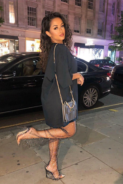 Aisa | Glamoureuze Netpanty met Strass Steentjes