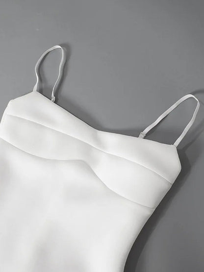 KAYLEE MINI SKATER JURK | WIT