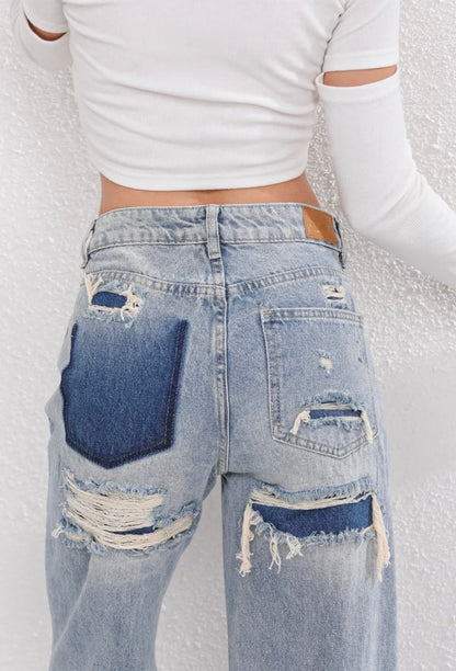 Hana | Vintage Ripped Jeans | High Waist